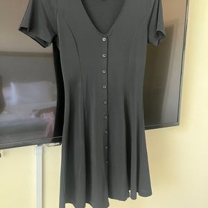 Black dress with tie in back